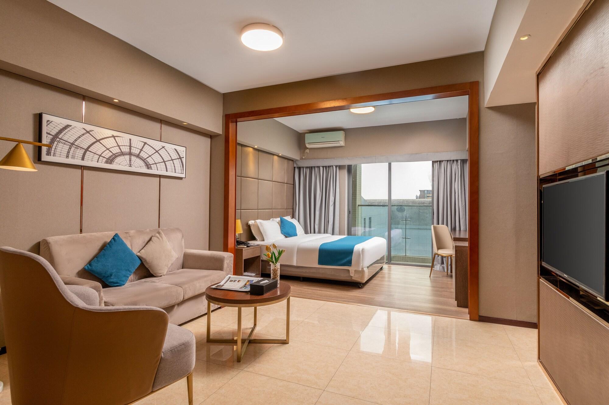 Foshan Poltton International Serviced Apartment-Canton Fair Free Shuttle Bus Bagian luar foto