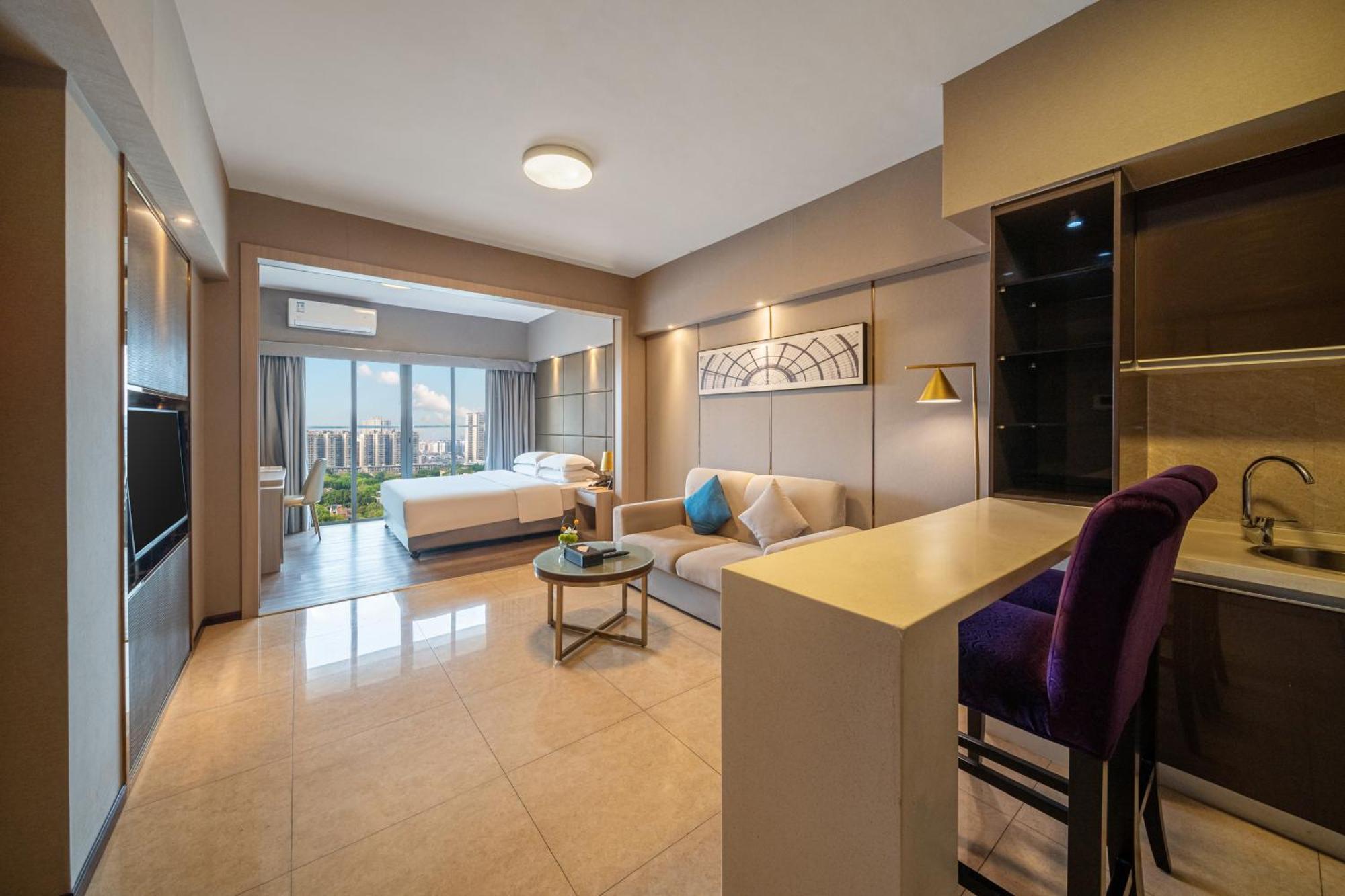 Foshan Poltton International Serviced Apartment-Canton Fair Free Shuttle Bus Bagian luar foto