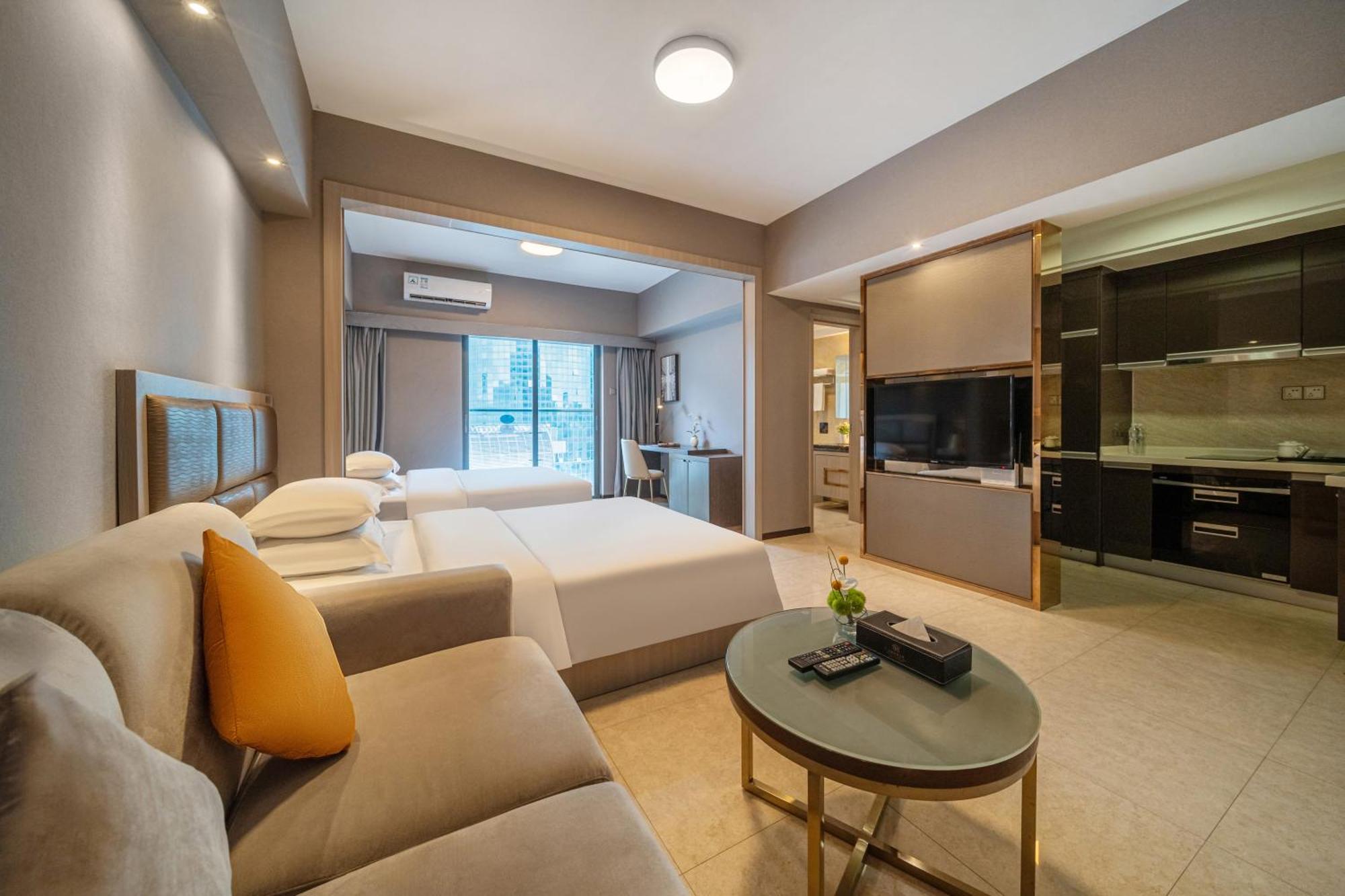 Foshan Poltton International Serviced Apartment-Canton Fair Free Shuttle Bus Bagian luar foto