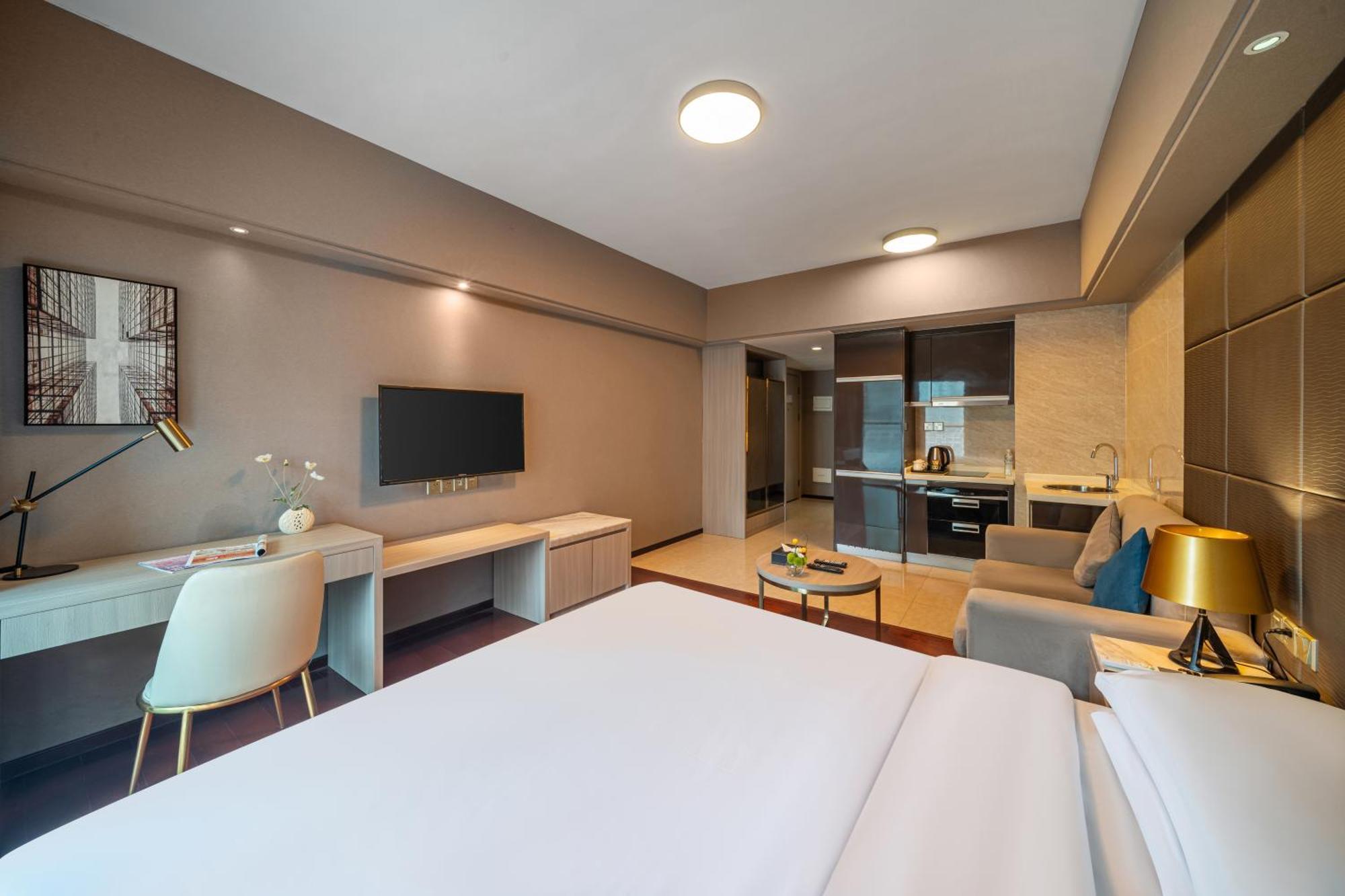 Foshan Poltton International Serviced Apartment-Canton Fair Free Shuttle Bus Bagian luar foto