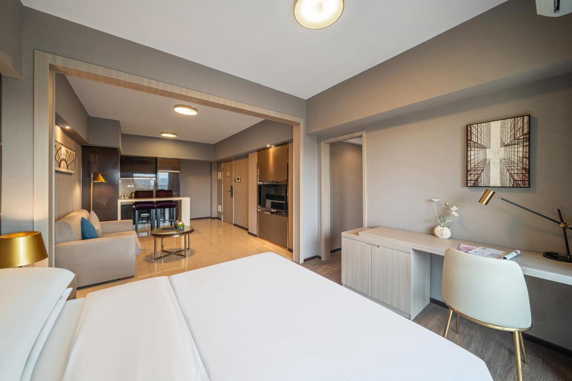 Foshan Poltton International Serviced Apartment-Canton Fair Free Shuttle Bus Bagian luar foto