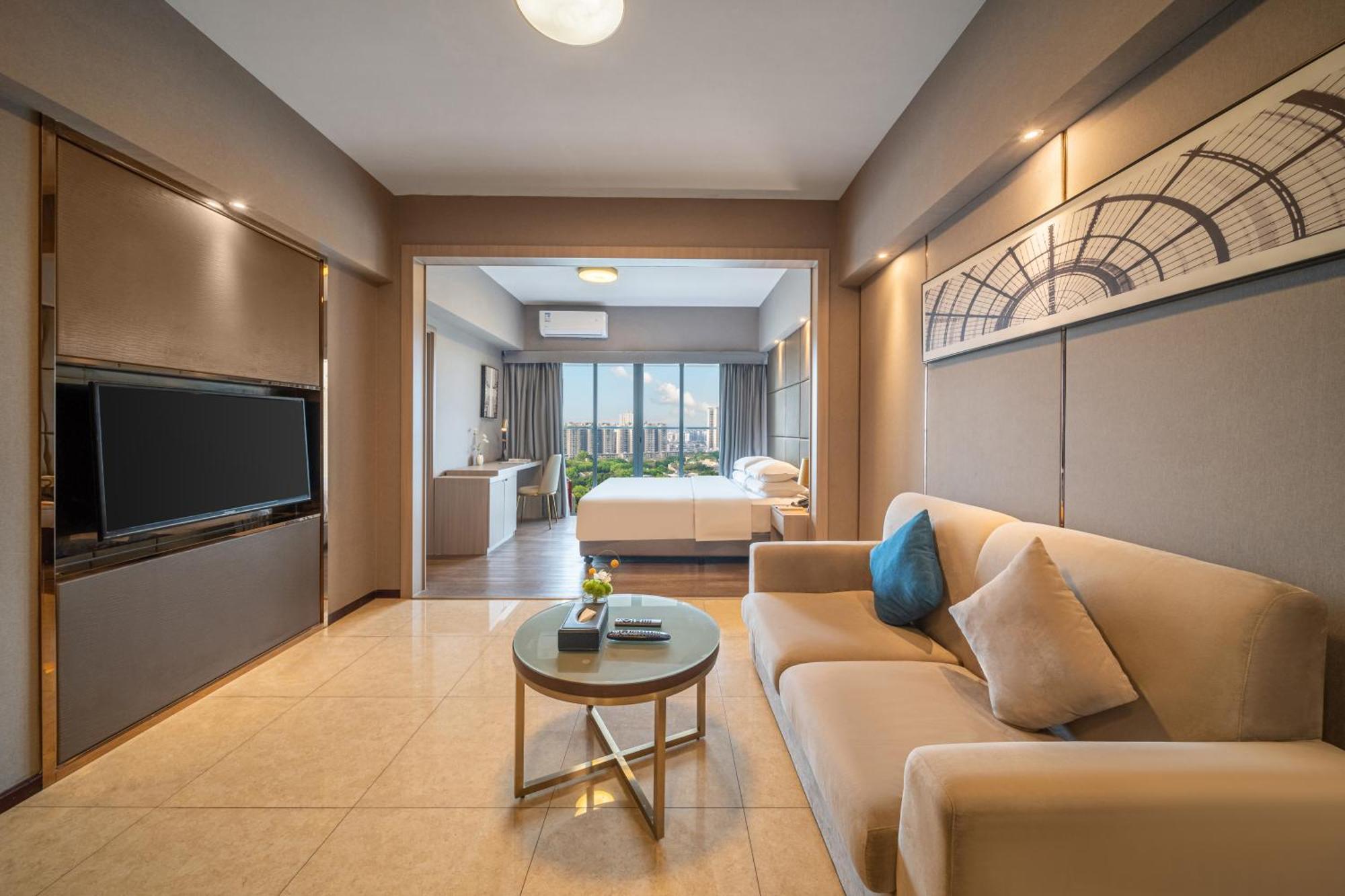 Foshan Poltton International Serviced Apartment-Canton Fair Free Shuttle Bus Bagian luar foto